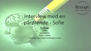 En pårørendes fortællinger