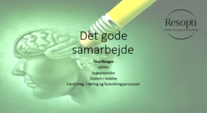 Det gode samarbejde mellem pårørende, ældre og demensomsorgen og personen