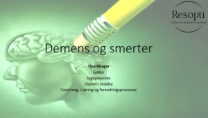 Demens og smerter