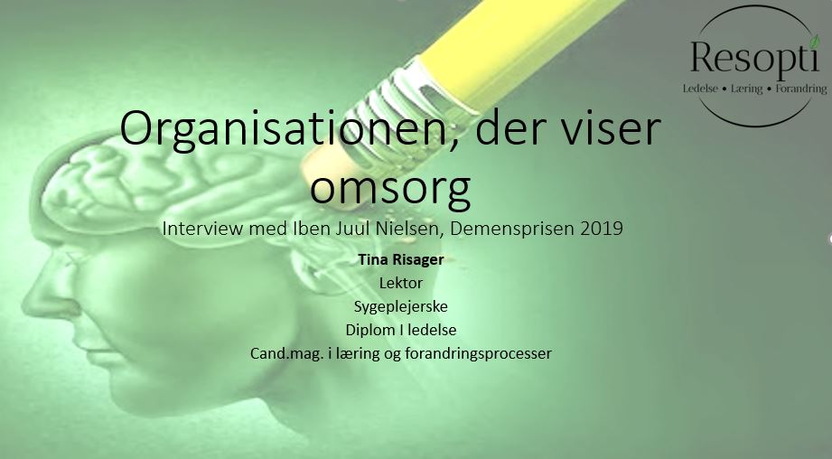 Organisation, der viser omsorg Organisation, der viser omsorg